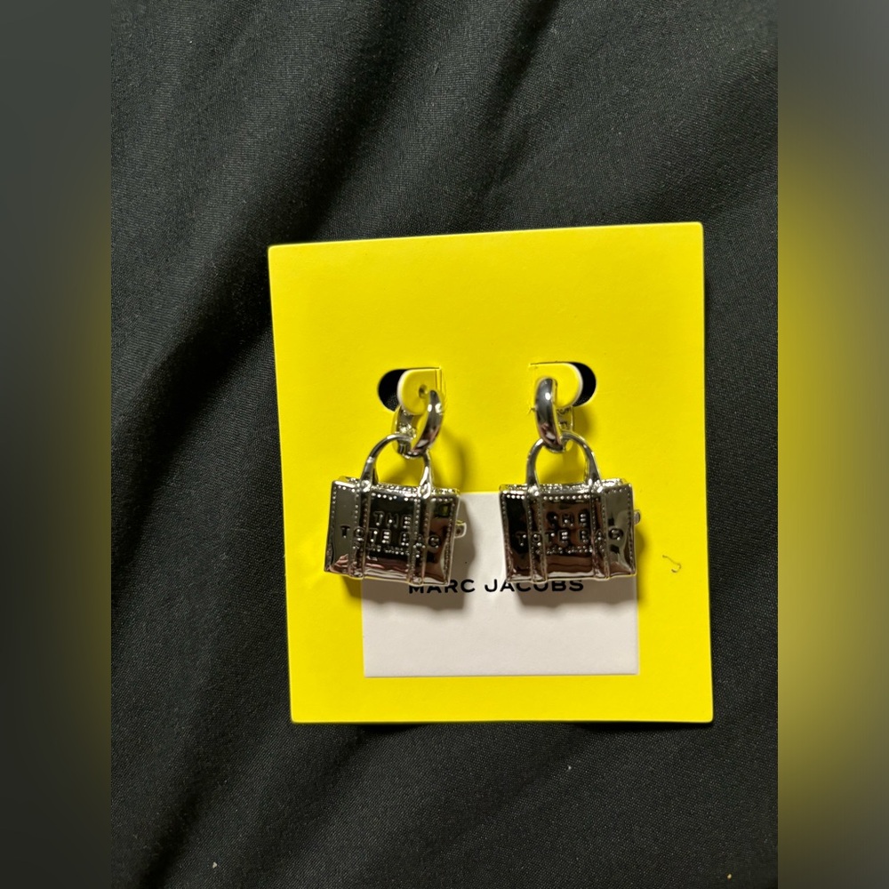 Marc Jacob’s tote bag earrings